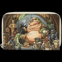Star Wars Wallets<: Return Of The Jedi Jabba'S Palace Zip Around Wallet