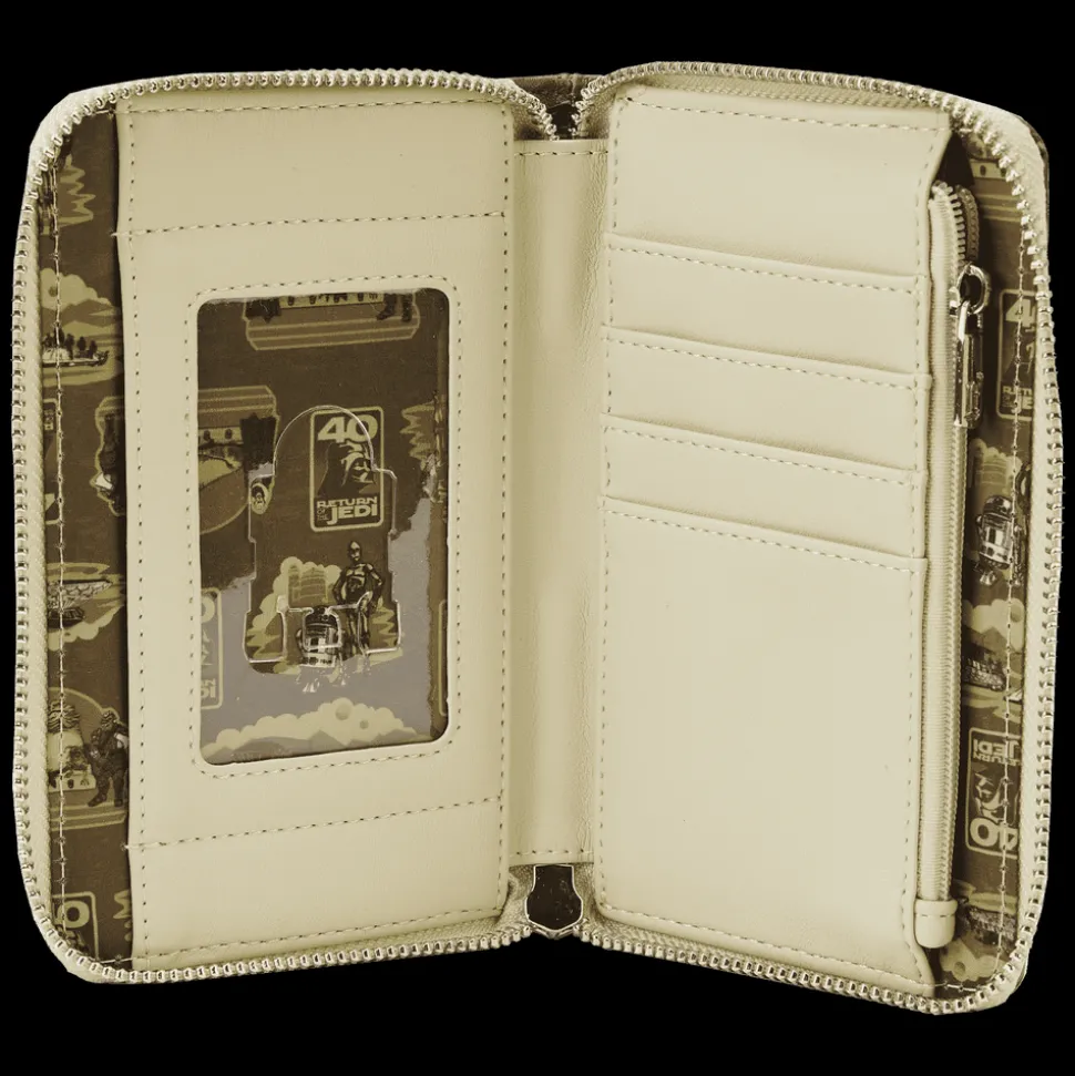 Star Wars Wallets<: Return Of The Jedi Jabba'S Palace Zip Around Wallet