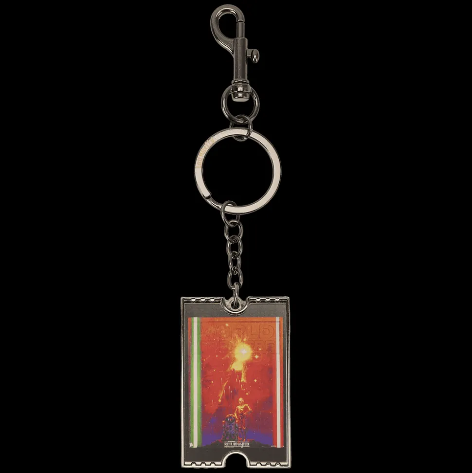 Star Wars Keychains<: Return Of The Jedi World Premiere Ticket Lenticular Keychain