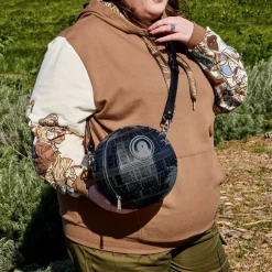 Star Wars Crossbody Bags<: Return Of The Jedi Death Star Figural Crossbody Bag