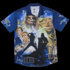 Unisex Star Wars Tops<: Return Of The Jedi Poster Camp Shirt
