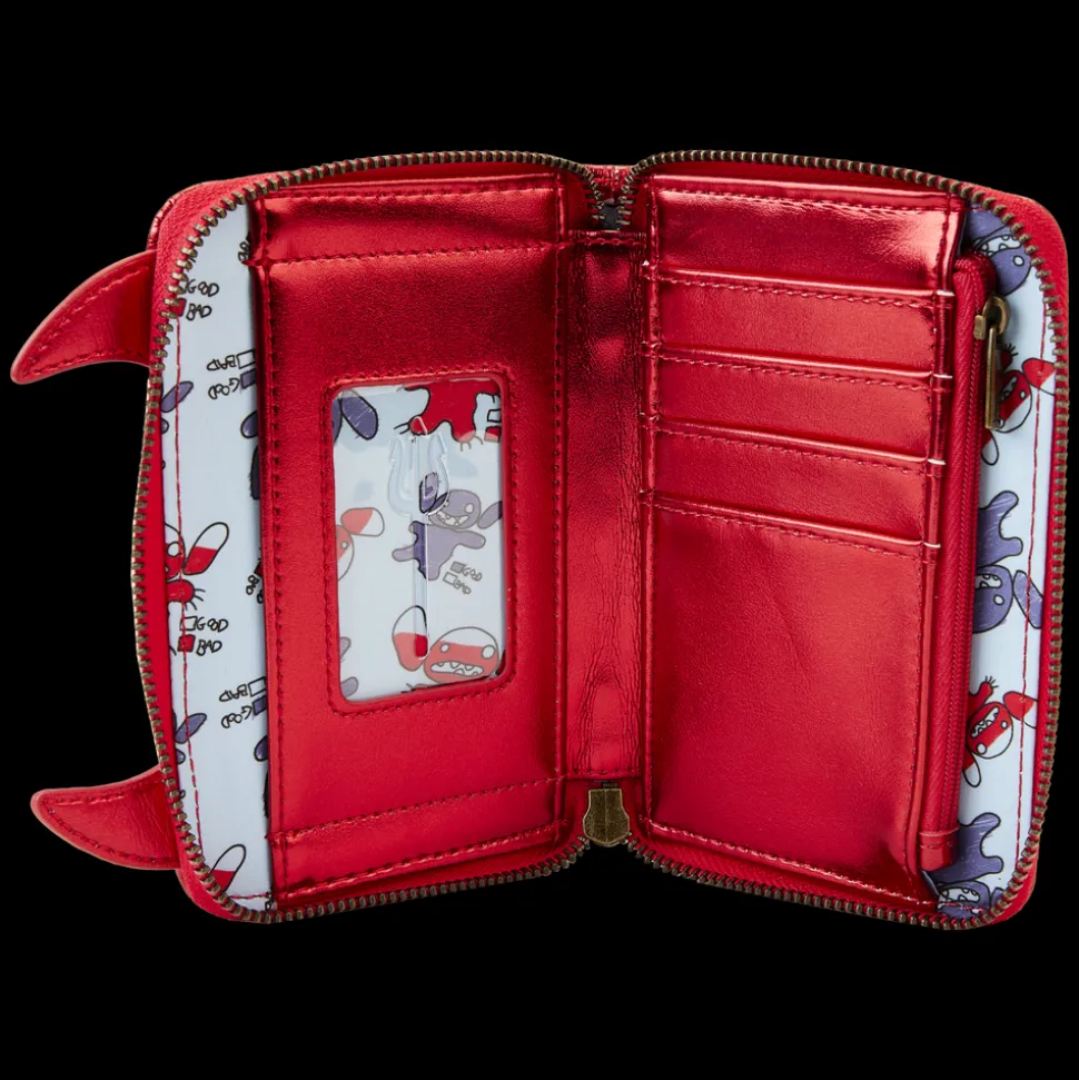 Disney Wallets<Stitch Devil Cosplay Zip Around Wallet