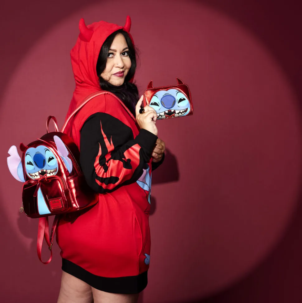 Unisex Disney Tops<Stitch Devil Unisex Hoodie
