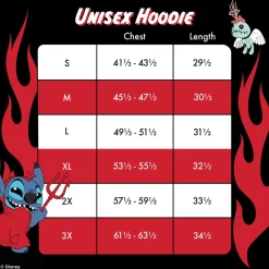 Unisex Disney Tops<Stitch Devil Unisex Hoodie