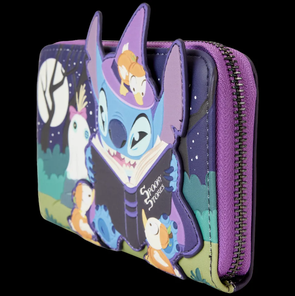 Disney Wallets<Stitch Exclusive Spooky Stories Halloween Glow Zip Around Wallet