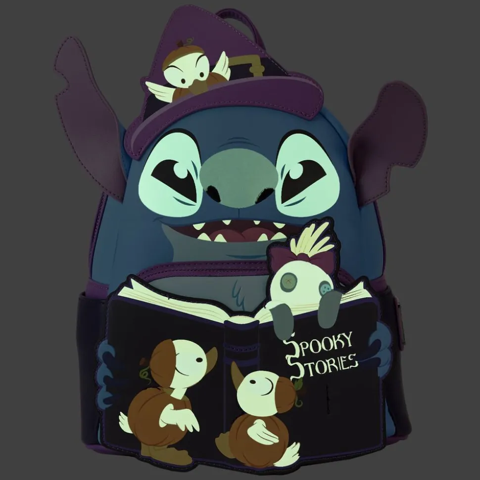 Disney Mini Backpacks<Stitch Exclusive Spooky Stories Halloween Glow Mini Backpack