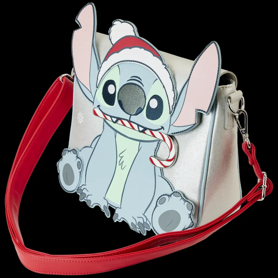 Disney Crossbody Bags<Stitch Holiday Glitter Crossbody Bag