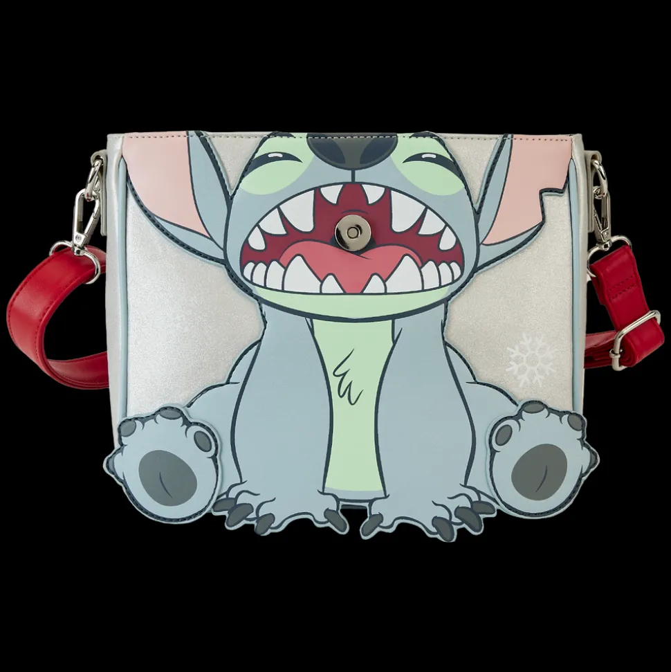 Disney Crossbody Bags<Stitch Holiday Glitter Crossbody Bag
