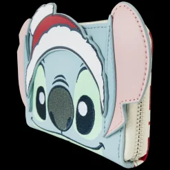 Disney Wallets<Stitch Holiday Glitter Zip Around Wallet