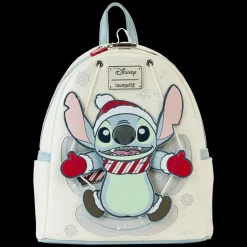 Disney Mini Backpacks<Stitch Holiday Snow Angel Glitter Mini Backpack