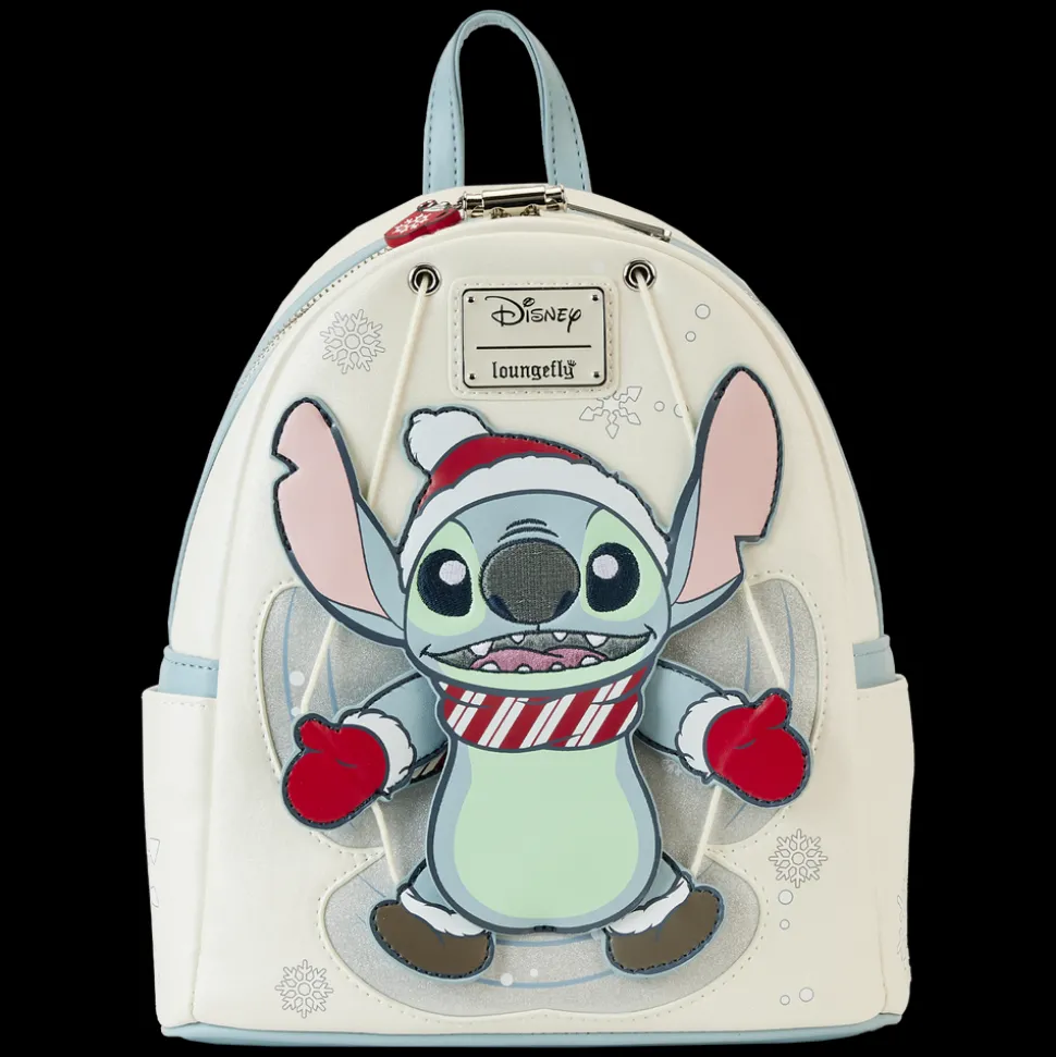 Disney Mini Backpacks<Stitch Holiday Snow Angel Glitter Mini Backpack