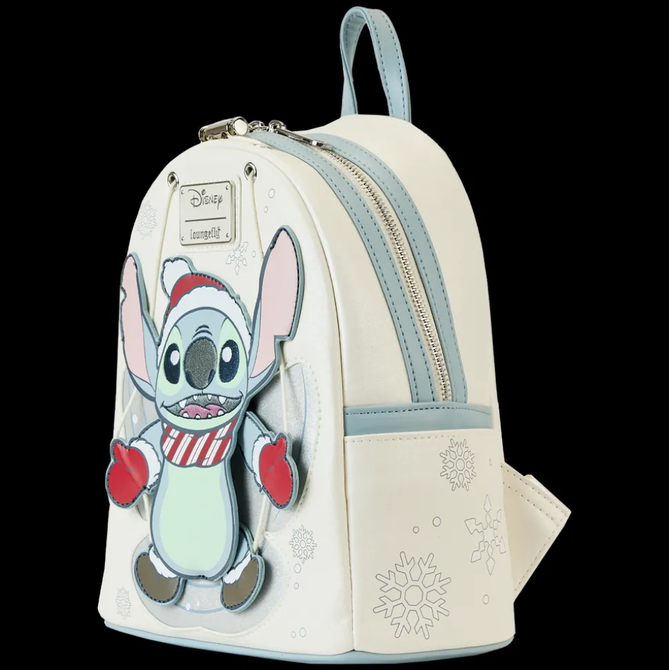 Disney Mini Backpacks<Stitch Holiday Snow Angel Glitter Mini Backpack