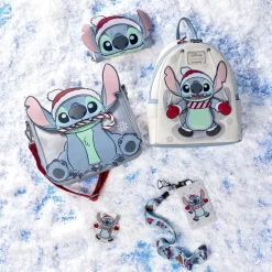 Disney Enamel Pins<Stitch Holiday Snow Angel 3" Collector Box Sliding Pin