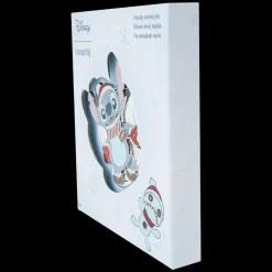 Disney Enamel Pins<Stitch Holiday Snow Angel 3" Collector Box Sliding Pin