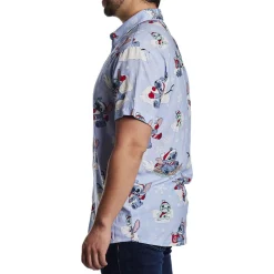 Unisex Disney Tops<Stitch Holiday Snow Camp Shirt