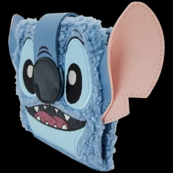Disney Wallets<Stitch Plush Sherpa Cosplay Bifold Wallet