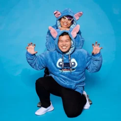 Unisex Disney Tops<Stitch Plush Sherpa Cosplay Unisex Hoodie