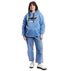 Unisex Disney Tops<Stitch Plush Sherpa Cosplay Unisex Hoodie