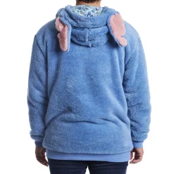 Unisex Disney Tops<Stitch Plush Sherpa Cosplay Unisex Hoodie