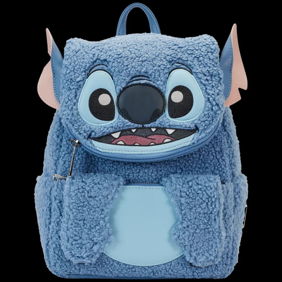 Disney Mini Backpacks<Stitch Plush Sherpa Cosplay Mini Backpack