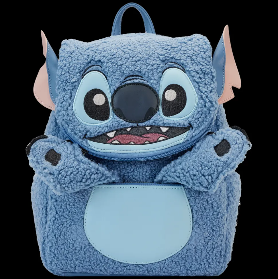 Disney Mini Backpacks<Stitch Plush Sherpa Cosplay Mini Backpack