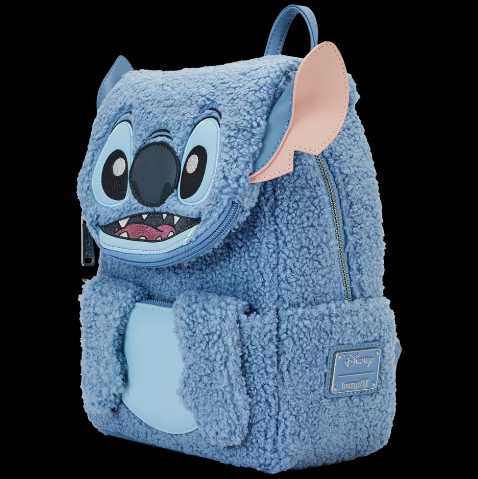 Disney Mini Backpacks<Stitch Plush Sherpa Cosplay Mini Backpack