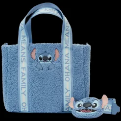 Disney Tote Bags<Stitch Plush Sherpa Tote Bag With Coin Bag
