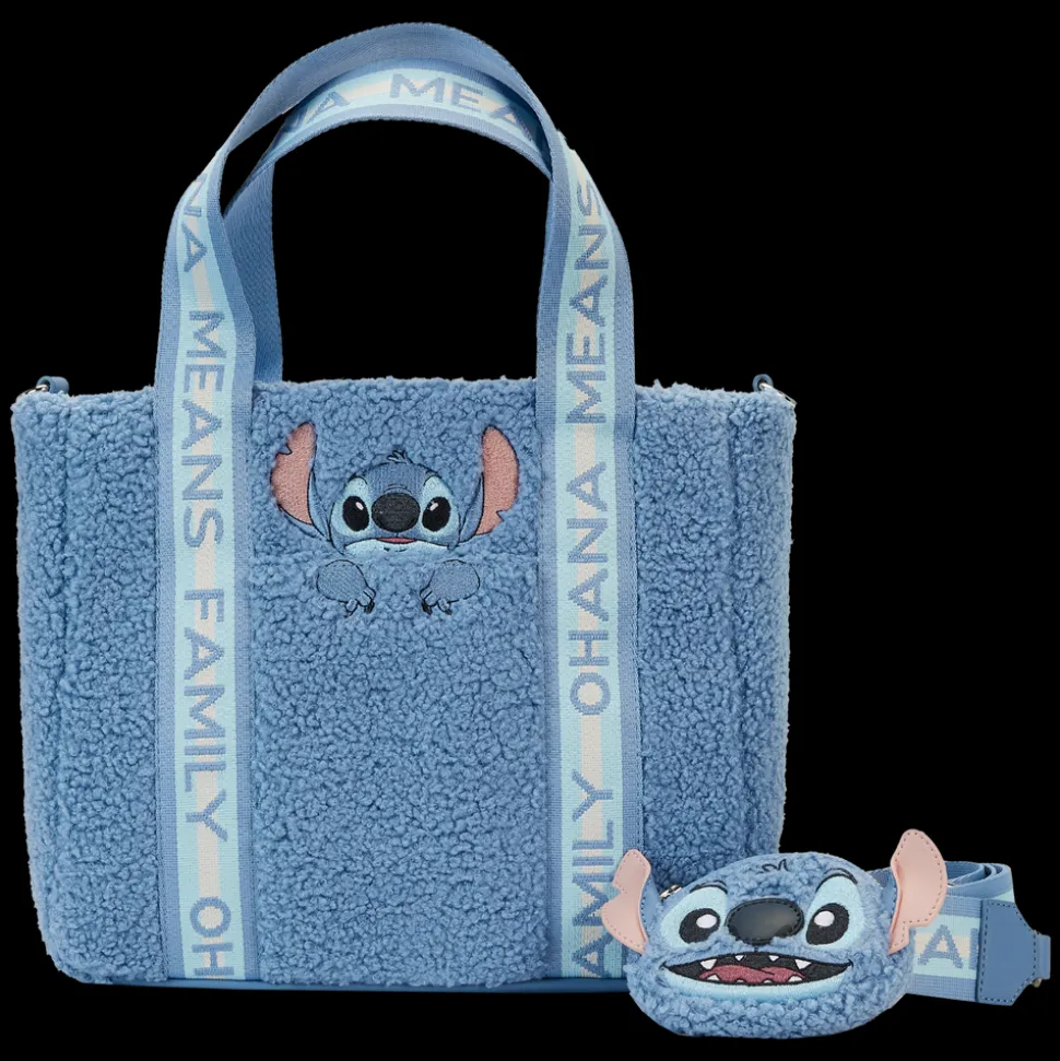 Disney Tote Bags<Stitch Plush Sherpa Tote Bag With Coin Bag