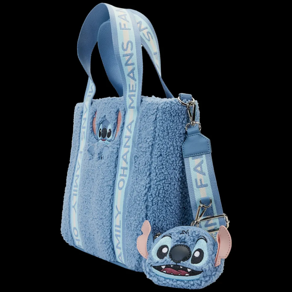 Disney Tote Bags<Stitch Plush Sherpa Tote Bag With Coin Bag