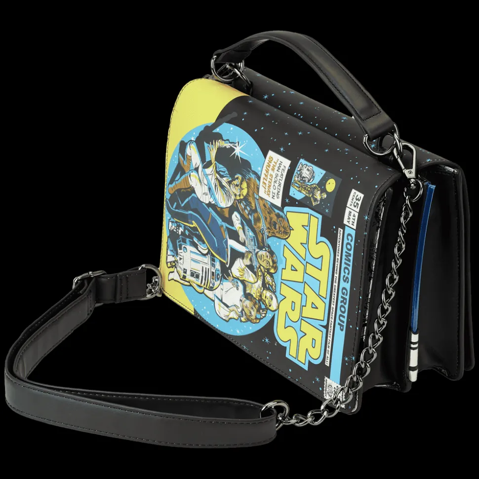 Star Wars Crossbody Bags<Stitch Shoppe Dark Side Vs. Light Side Comic Book Crossbody Bag