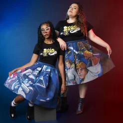 Women Star Wars Skirts<Stitch Shoppe Dark Side Vs Light Side Heather Skirt