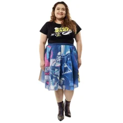 Women Star Wars Skirts<Stitch Shoppe Dark Side Vs Light Side Heather Skirt