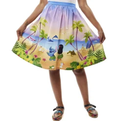 Women Disney Skirts<Stitch Shoppe Lilo & Stitch Beach Scene Sandy Skirt