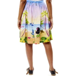Women Disney Skirts<Stitch Shoppe Lilo & Stitch Beach Scene Sandy Skirt