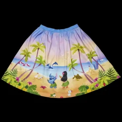 Women Disney Skirts<Stitch Shoppe Lilo & Stitch Beach Scene Sandy Skirt