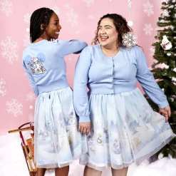 Women Disney Skirts<Stitch Shoppe Mickey & Friends Winter Snow Tulle Overlay Skirt