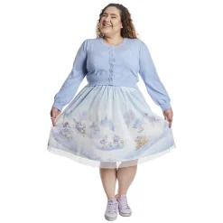 Women Disney Skirts<Stitch Shoppe Mickey & Friends Winter Snow Tulle Overlay Skirt