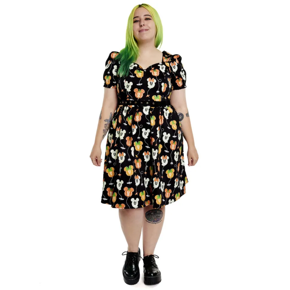 Women Disney Dresses<Stitch Shoppe Minnie Mouse Pumpkin Balloon Allison Dress