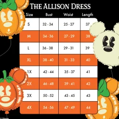 Women Disney Dresses<Stitch Shoppe Minnie Mouse Pumpkin Balloon Allison Dress