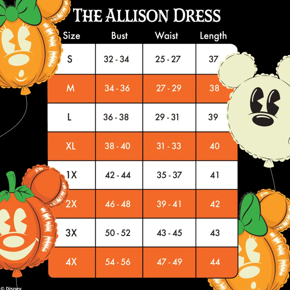 Women Disney Dresses<Stitch Shoppe Minnie Mouse Pumpkin Balloon Allison Dress