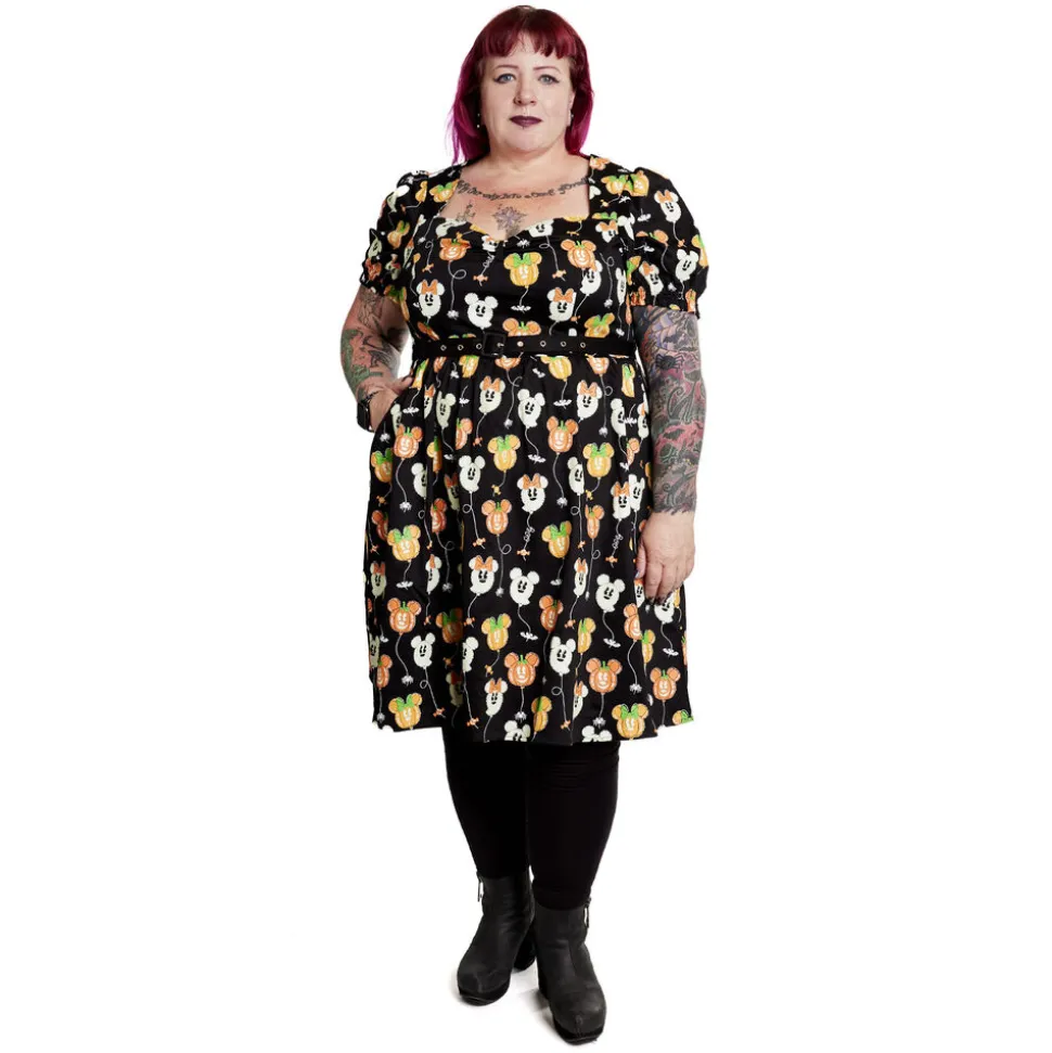 Women Disney Dresses<Stitch Shoppe Minnie Mouse Pumpkin Balloon Allison Dress