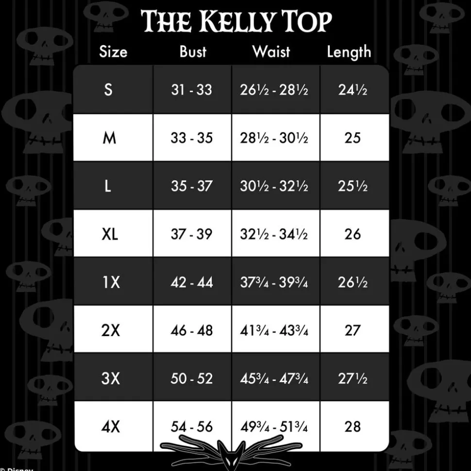 Unisex Disney Tops<Stitch Shoppe Nightmare Before Christmas Kelly Top