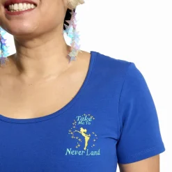Unisex Disney Tops<Stitch Shoppe Peter Pan Tinker Bell Kelly Top