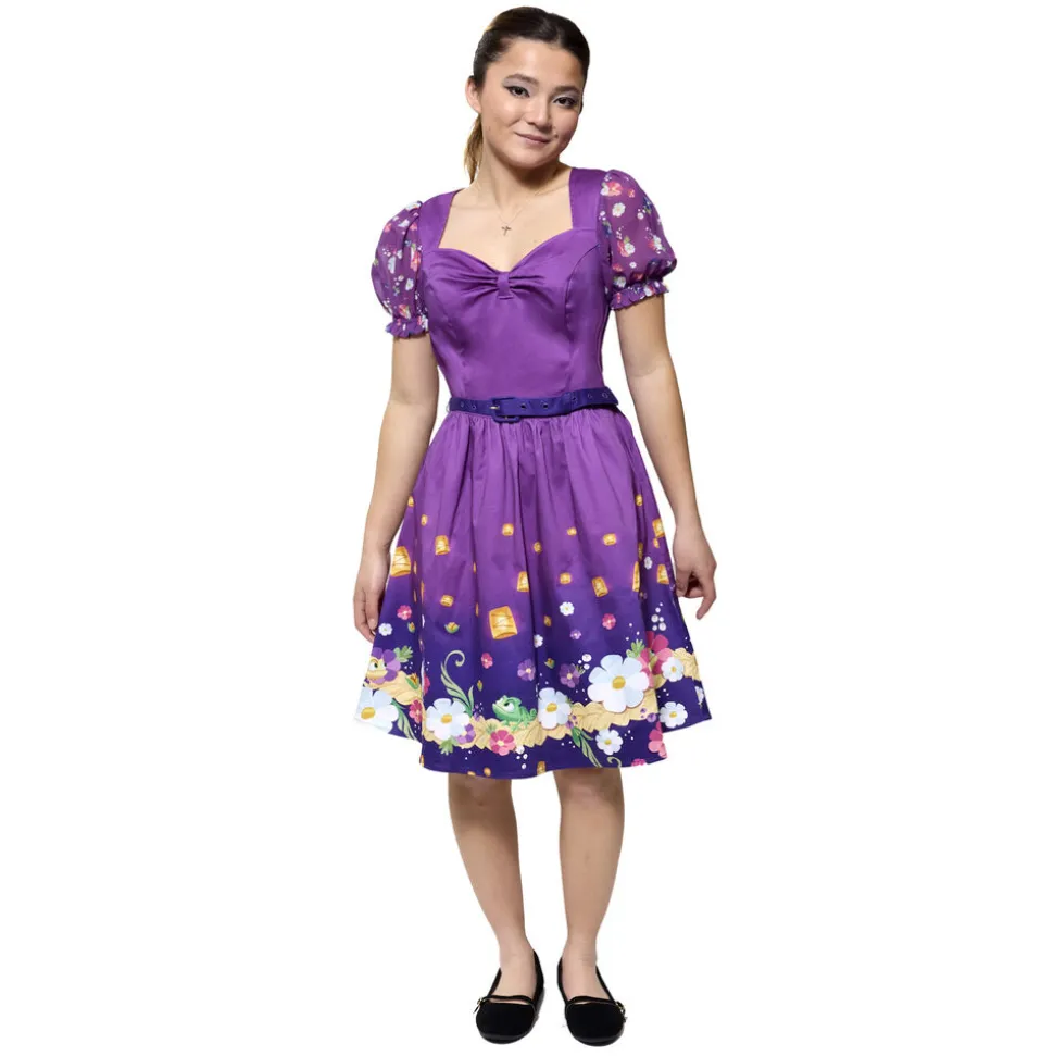Women Disney Dresses<Stitch Shoppe Rapunzel Floral Lantern Allison Dress
