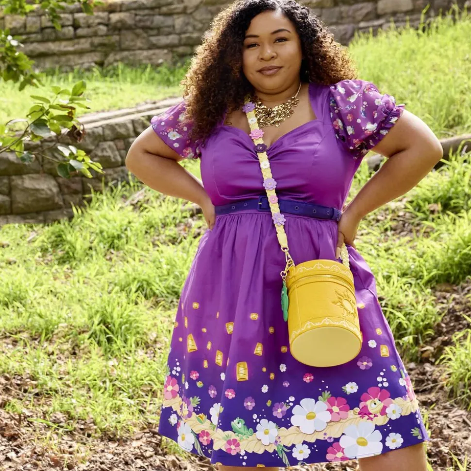 Women Disney Dresses<Stitch Shoppe Rapunzel Floral Lantern Allison Dress