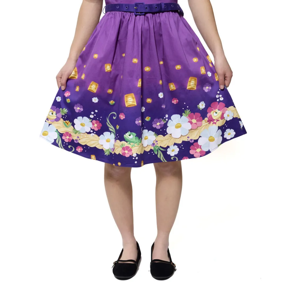 Women Disney Dresses<Stitch Shoppe Rapunzel Floral Lantern Allison Dress