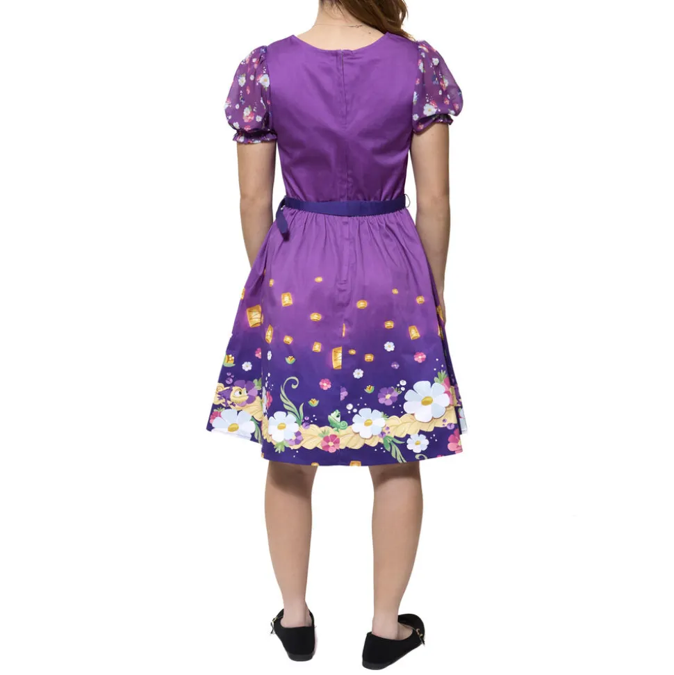 Women Disney Dresses<Stitch Shoppe Rapunzel Floral Lantern Allison Dress