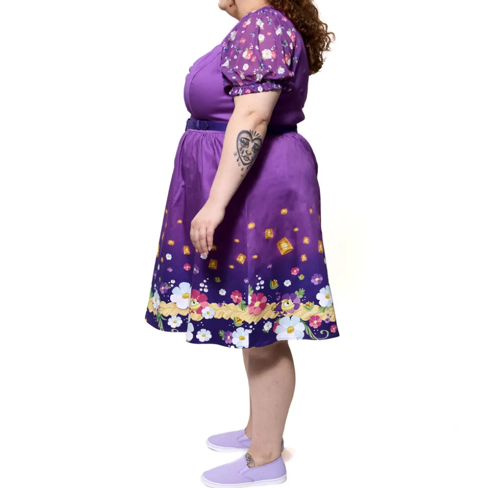 Women Disney Dresses<Stitch Shoppe Rapunzel Floral Lantern Allison Dress
