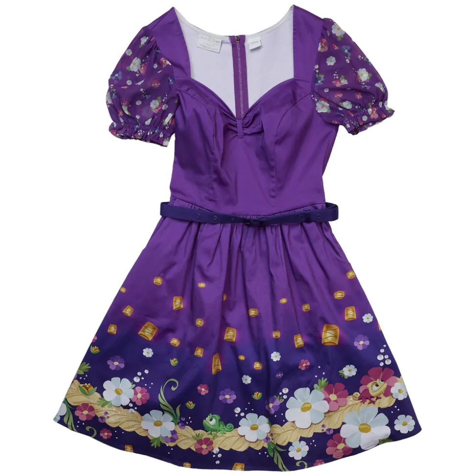 Women Disney Dresses<Stitch Shoppe Rapunzel Floral Lantern Allison Dress
