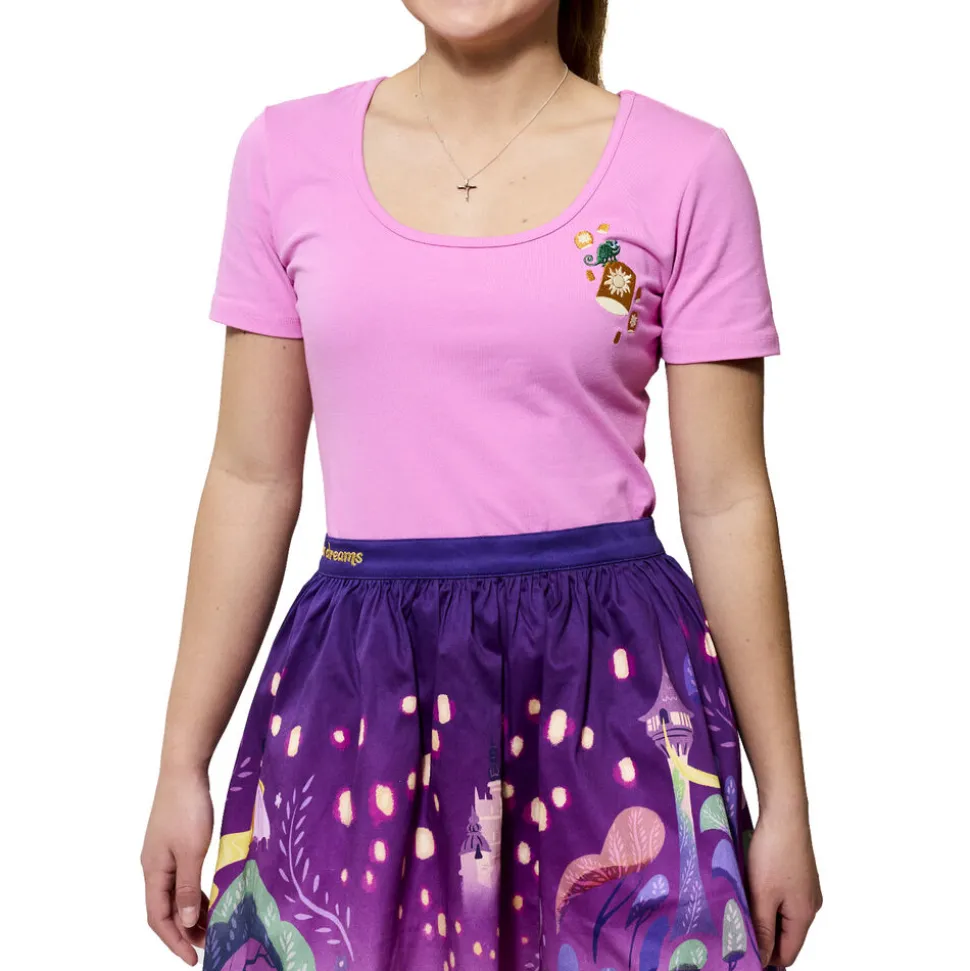 Unisex Disney Tops<Stitch Shoppe Rapunzel Lanterns Kelly Top